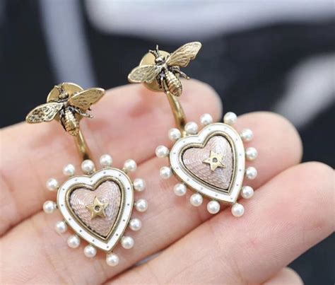 authentic christian dior earrings.